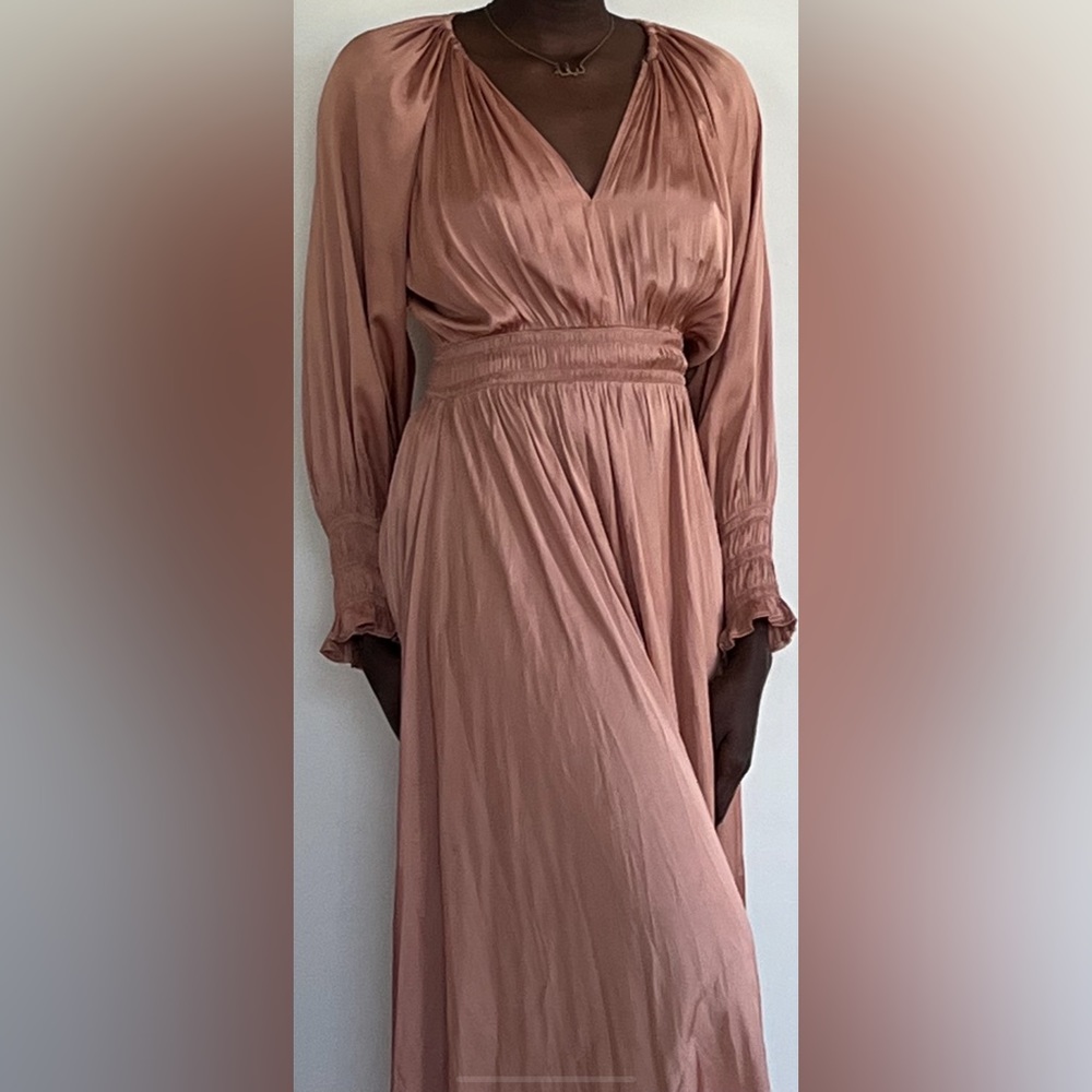 Zara blush pink flowy dress! - Picture 1 of 2